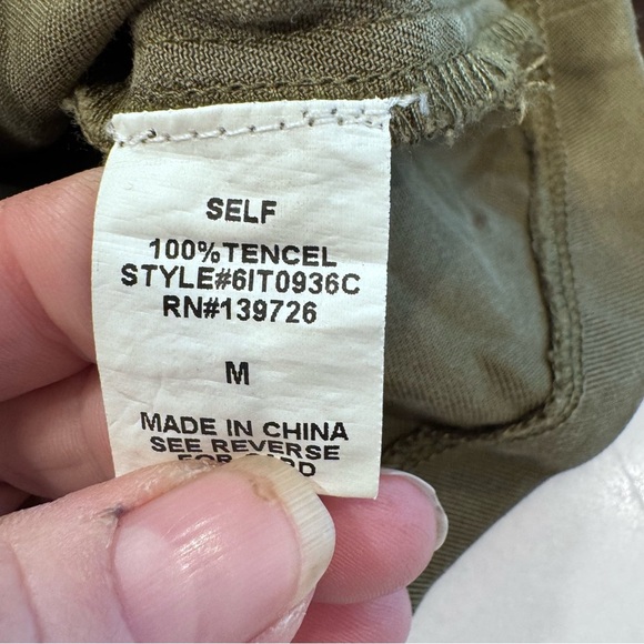 Honey Punch women’s Patch Green military jacket size medium - Picture 5 of 10